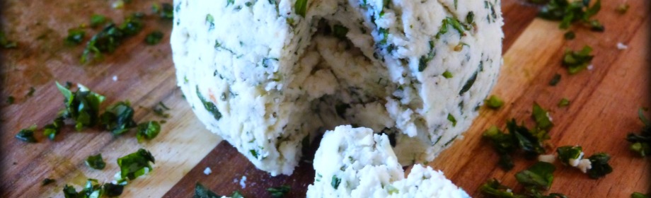 Homemade Herby Goat Cheese